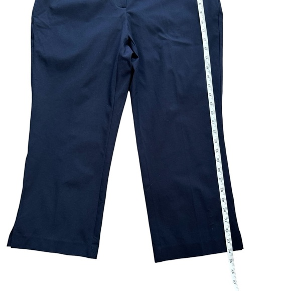 Lane Bryant Sz 14 Capri Pants 4 Season Collection Flex Magic Waistband Navy NWT - Picture 8 of 12